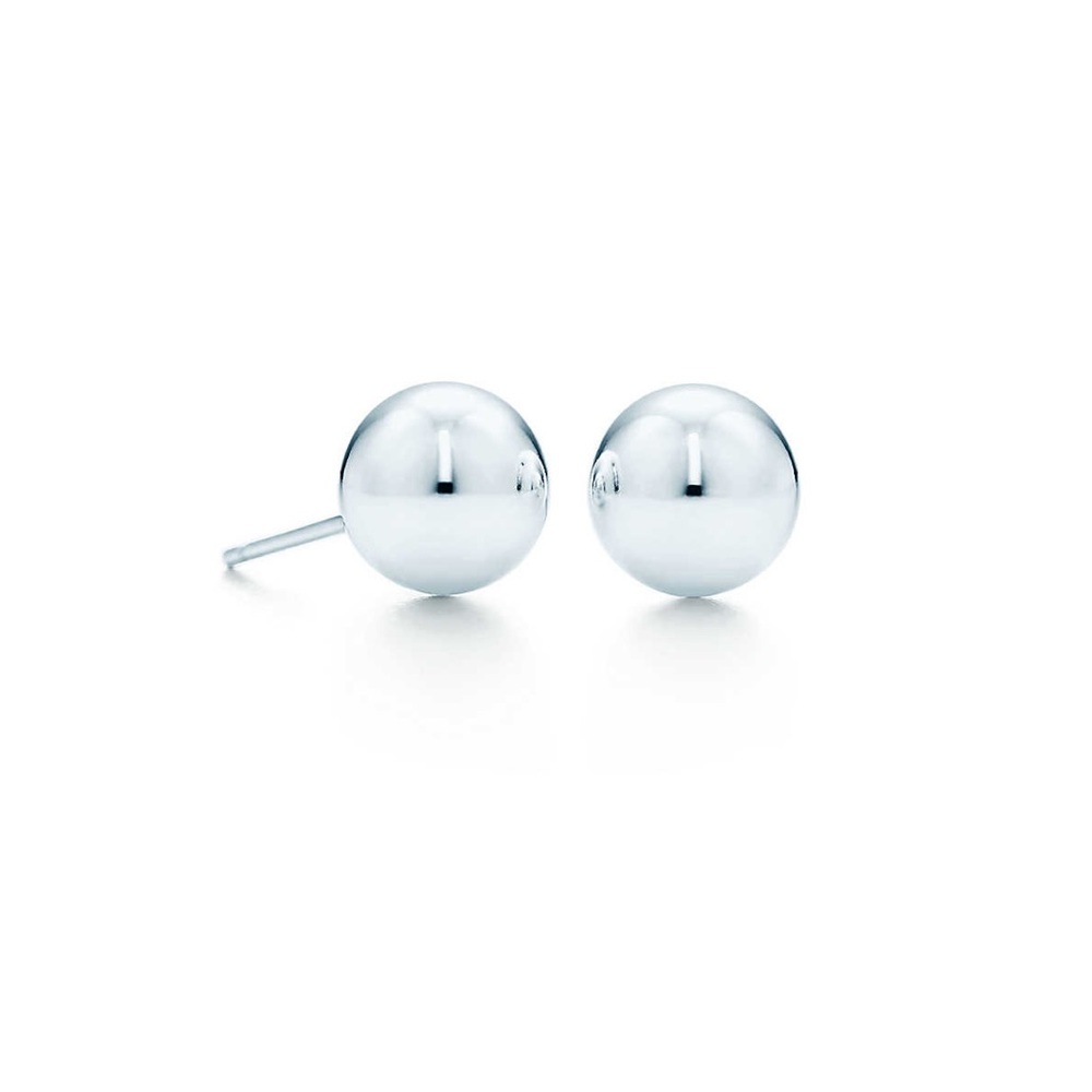 Tiffany Silver Ball Earrings